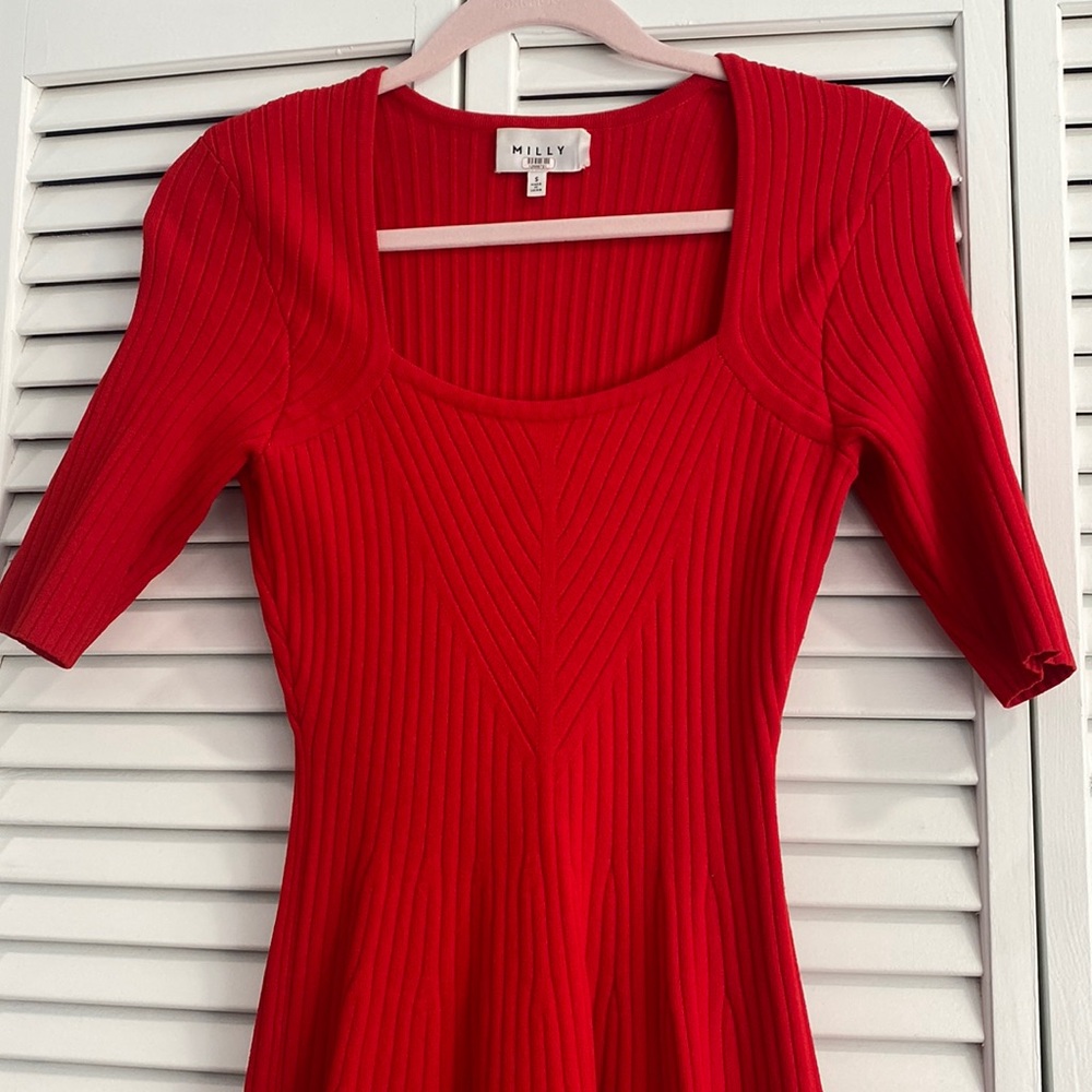 Gorgeous MILLY fit & flare dress! Size Small.